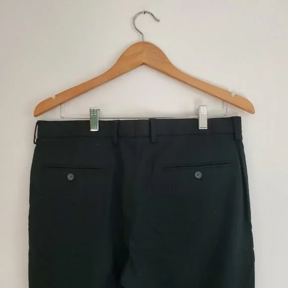 J CREW | Ludlow Black Slim Fit 98% Wool Dress Pants (Size 32) - Picture 7 of 9